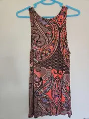 Vorschaubild 2 von Damen Freizeitkleid Gr. 36/S Mehrfarbig Paisley Muster