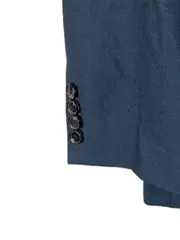 Vorschaubild 2 von Sakko Herren Business Blazer Wolle Blau Gr. 98 XXL Knopfleiste