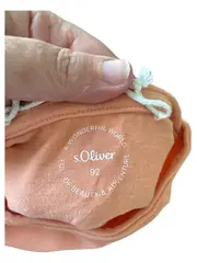 Vorschaubild 4 von T-Shirt Mädchen Gr. 92 Orange Leoparden-Print Best Day Ever