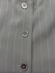 Vorschaubild 3 von Damen Blazer Gr. 40/L Schwarz Business Gestreift Elegant