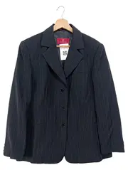 Vorschaubild 1 von Damen Blazer Gr. 40/L Schwarz Business Gestreift Elegant