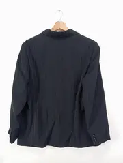 Vorschaubild 4 von Damen Blazer Gr. 40/L Schwarz Business Gestreift Elegant