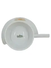 Vorschaubild 2 von Kaffeetasse Porzellan Weiß Blumen Motiv Retro Germany