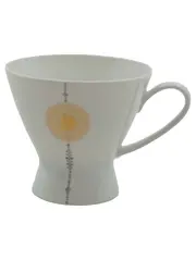 Vorschaubild 1 von Kaffeetasse Porzellan Weiß Blumen Motiv Retro Germany