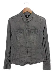 Vorschaubild 1 von Herren Freizeithemd Langarm Grau Gr. M Casual
