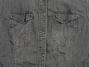 Vorschaubild 3 von Herren Freizeithemd Langarm Grau Gr. M Casual