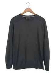 Vorschaubild 1 von Herren Pullover Grau XL Casual Baumwolle Langarm