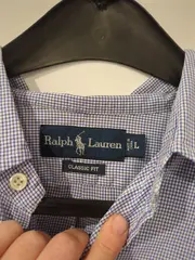 Vorschaubild 5 von Herren Kurzarmhemd kariert Gr. 40 Blau Casual