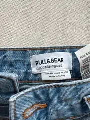 Vorschaubild 2 von Damen Jeans Regular Fit Gr. 40 W31 Blau Baumwolle