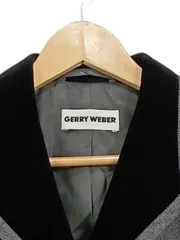 Vorschaubild 3 von Damen Blazer Gr. 40 Grau Samt-Kragen Knöpfe Klassisch