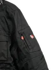 Vorschaubild 3 von Herren Parka Winterjacke Gr. L Schwarz Kapuze Outdoor