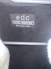 Vorschaubild 5 von EDC Damen Strickjacke Teddykragen Muster Gr. 38/M Schwarz Casual