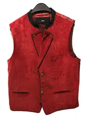 Vorschaubild 1 von Herren Trachtenweste Gr. 44/XS Rot Traditionell