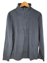 Vorschaubild 1 von Fleece Pullover Herren Gr. M Blau Half-Zip Outdoor Sports Collection