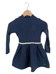 Vorschaubild 1 von Mädchen Freizeitkleid Gr. 128 Blau Casual Baumwolle