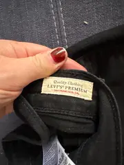 Vorschaubild 2 von Premium Damen Jeans Straight Leg Schwarz W30 L30 High Rise