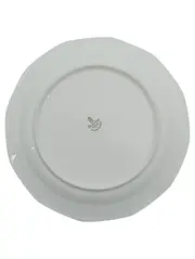 Vorschaubild 2 von Essteller 24 cm Porzellan Weiß Blumenmuster Klassisch