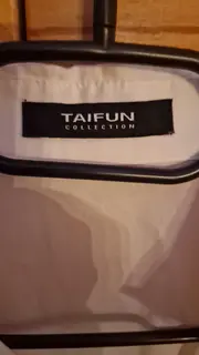Vorschaubild 2 von Taifun Damen Hemdbluse weiß Gr. 38 M Langarm Business Klassisch