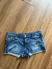 Vorschaubild 2 von LEVI STRAUSS & CO. Damen Jeans Shorts Blau Gr. W29 L20 Casual Denim