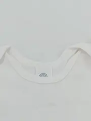 Vorschaubild 4 von Baby Body Kurzarm Gr. 62 Weiß Baumwolle