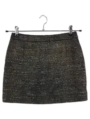 Vorschaubild 2 von Damen Faltenrock 36/S Schwarz Strukturmuster Mini