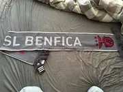 Vorschaubild 3 von SL Benfica Lissabon Fanschal Schal Grau Rot 140x18 cm Fußball Strick