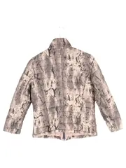 Vorschaubild 2 von Damen Steppjacke Gr. 38/M Beige Tierdruck Casual