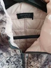 Vorschaubild 3 von Damen Steppjacke Gr. 38/M Beige Tierdruck Casual