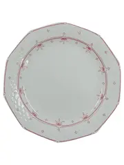 Vorschaubild 1 von Kuchenteller 19 cm Porzellan Weiß Florales Muster Klassisch