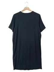 Vorschaubild 2 von Damen Blusenkleid Hemdblusenkleid Gr. 36/S Schwarz Klassisch Minimalistisch