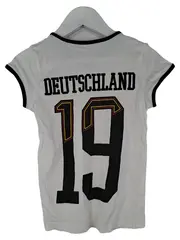 Vorschaubild 2 von Kinder Fanshirt Deutschland WM 2014 Fußball Gr. 116 Weiß