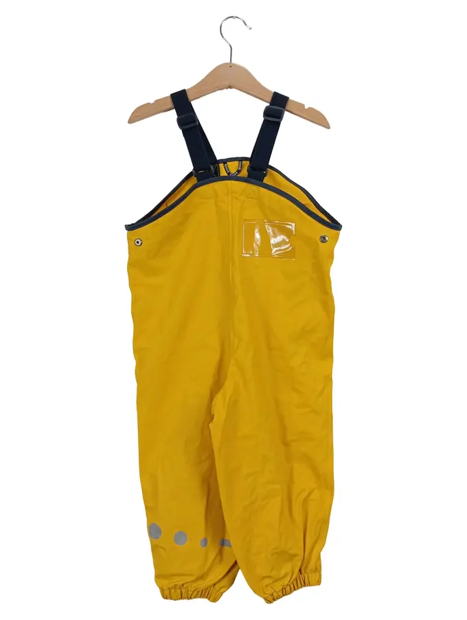 JAKO-O Kinder Regenhose Latzhose Gelb 98 Outdoor Polyurethan - Main Image