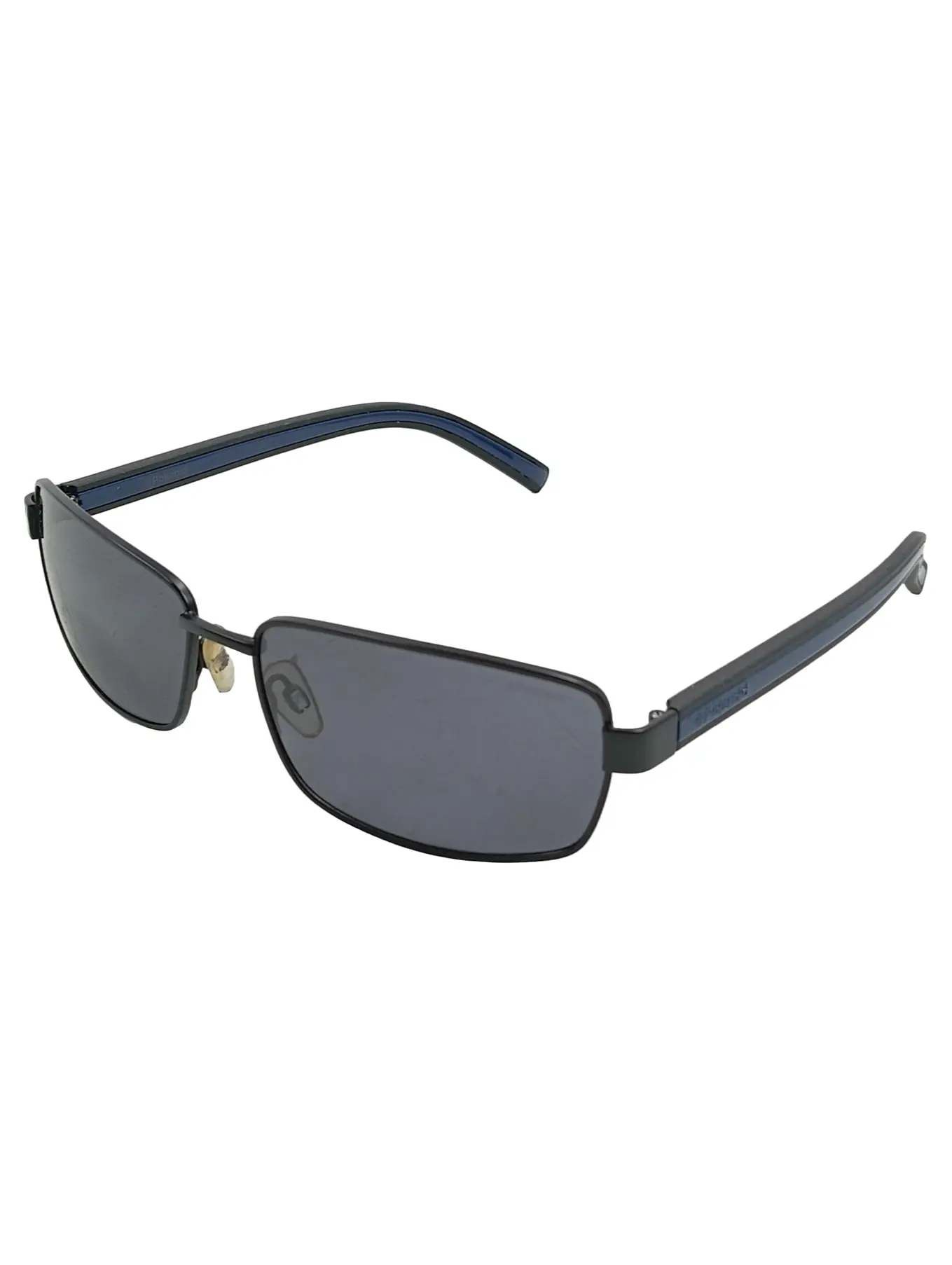 POLAROID Herren Sonnenbrille Sportlich Schwarz Metall Kunststoff
