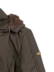 Vorschaubild 4 von Damen Winterjacke Kapuze gesteppt Braun Gr. 34 XS Freizeit