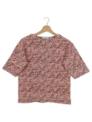 Vorschaubild 1 von Damen T-Shirt Gr. 36/S Rosa Blumenmuster Casual