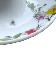 Vorschaubild 3 von Eierbecher Fleurs Sauvages Porzellan Blumenmuster Weiß Klassisch 13cm