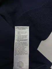 Vorschaubild 4 von Damen Pullover Blau Gr. 34/XS Casual V-Ausschnitt Baumwolle