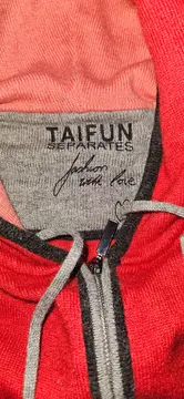Vorschaubild 7 von Taifun Damen Kapuzen Sweatjacke Rot Einheitsgröße Casual