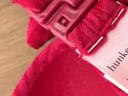 Vorschaubild 4 von Damen Bikini-Oberteil Rot Tierdruck Gr. 70B