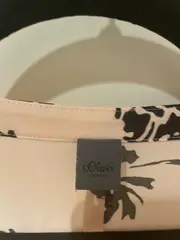 Vorschaubild 3 von Premium Damen Bluse Gr. 40/L Rosa Blumenmuster Langarm