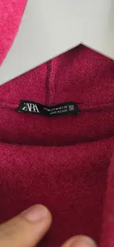 Vorschaubild 2 von Damen Rollkragen Pullover Kleid Oversized Pink Gr. M