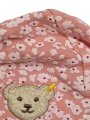 Vorschaubild 2 von Baby Mütze Gr. 49 Rosa Blumenmuster Baumwolle Kinder