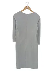Vorschaubild 2 von Damen Businesskleid Gr. 36/S Grau Strukturmuster 3/4-Arm