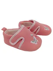 Vorschaubild 1 von Krabbelschuhe Kinder Rosa Gr. 18 Schmetterling Stickerei Casual