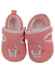 Vorschaubild 2 von Krabbelschuhe Kinder Rosa Gr. 18 Schmetterling Stickerei Casual