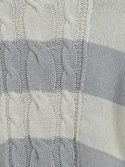 Vorschaubild 2 von Damen Pullover Rollkragen gestreift Gr. 38/M