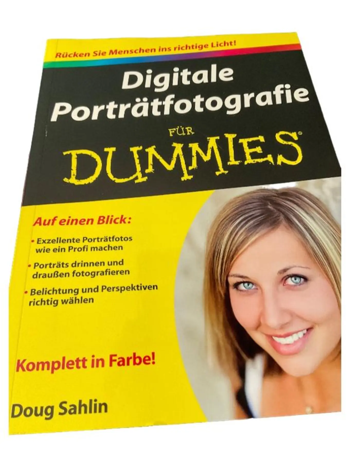 Digitale Porträtfotografie für Dummies - Doug Sahlin - Fotografie lernen Buch