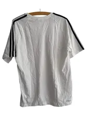 Vorschaubild 2 von Herren Sport Shirt Gr. M Weiß Kurzarm Baumwolle Polyester