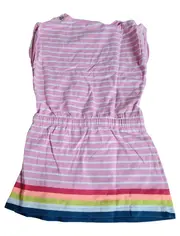 Vorschaubild 2 von Mädchen Kleid Gr. 86 Rosa Gestreift Herz Glitzer Sommer