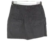 Vorschaubild 2 von Jeansrock Minirock Damen Gr. S Grau Ultra High-Rise Knopfleiste